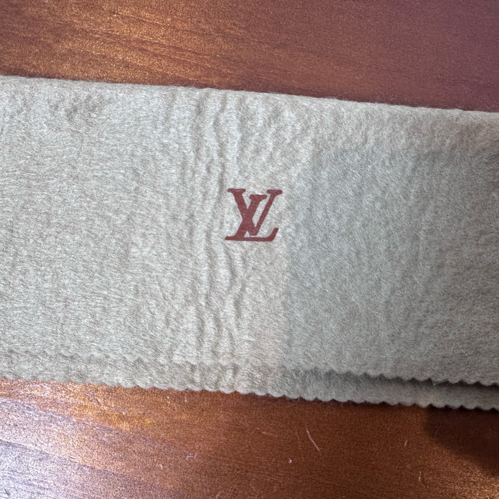 Louis Vuitton Taupe Felt Cloth
